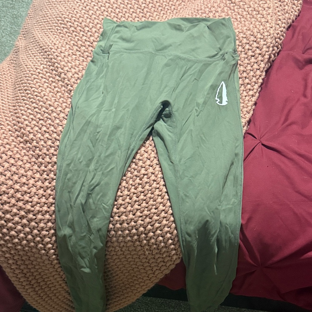 Women's Olive Green Leggings